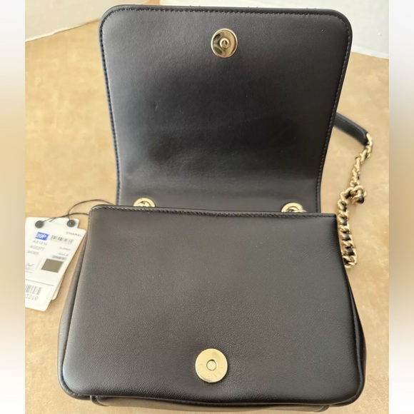 Chanel Quilted Lambskin Studded Flap Bag - Picture 13 of 14